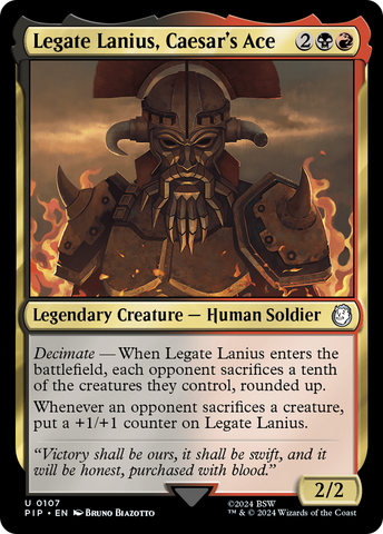 Legate Lanius, Caesar's Ace [Fallout] - The Mythic Store | 24h Order Processing