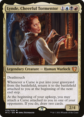 Lynde, Cheerful Tormentor [Innistrad: Midnight Hunt Commander] - The Mythic Store | 24h Order Processing