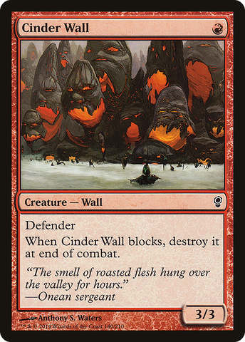 Cinder Wall [Conspiracy] - The Mythic Store | 24h Order Processing