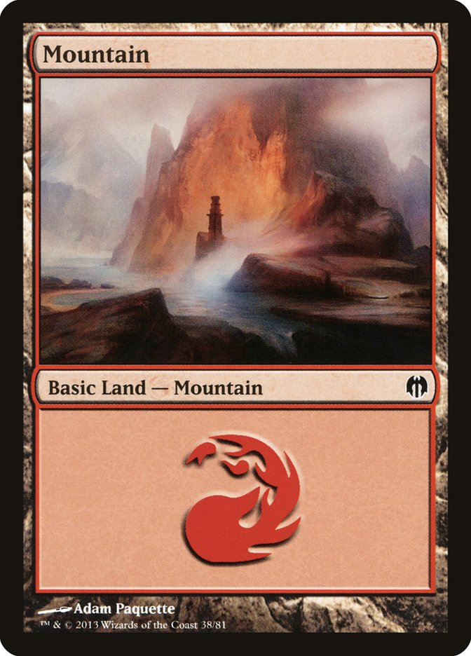 Mountain (38) [Duel Decks: Heroes vs. Monsters] - The Mythic Store | 24h Order Processing