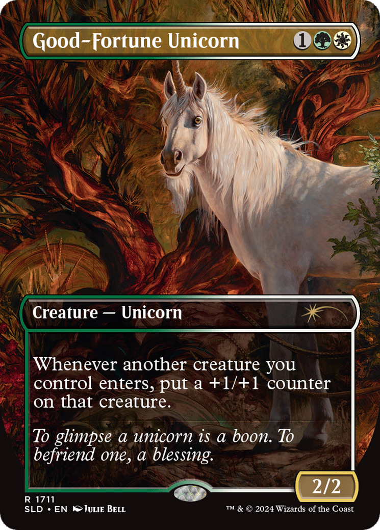 Good-Fortune Unicorn (Rainbow Foil) [Secret Lair Drop Series] - The Mythic Store | 24h Order Processing