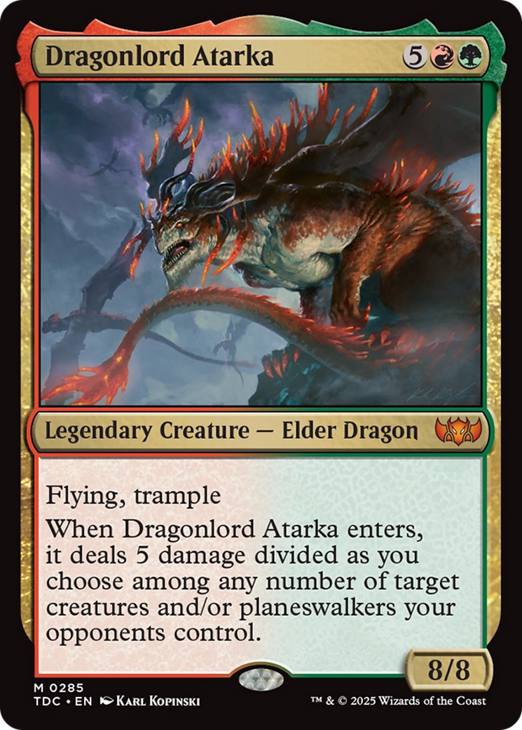 Dragonlord Atarka [Tarkir: Dragonstorm Commander] - The Mythic Store | 24h Order Processing
