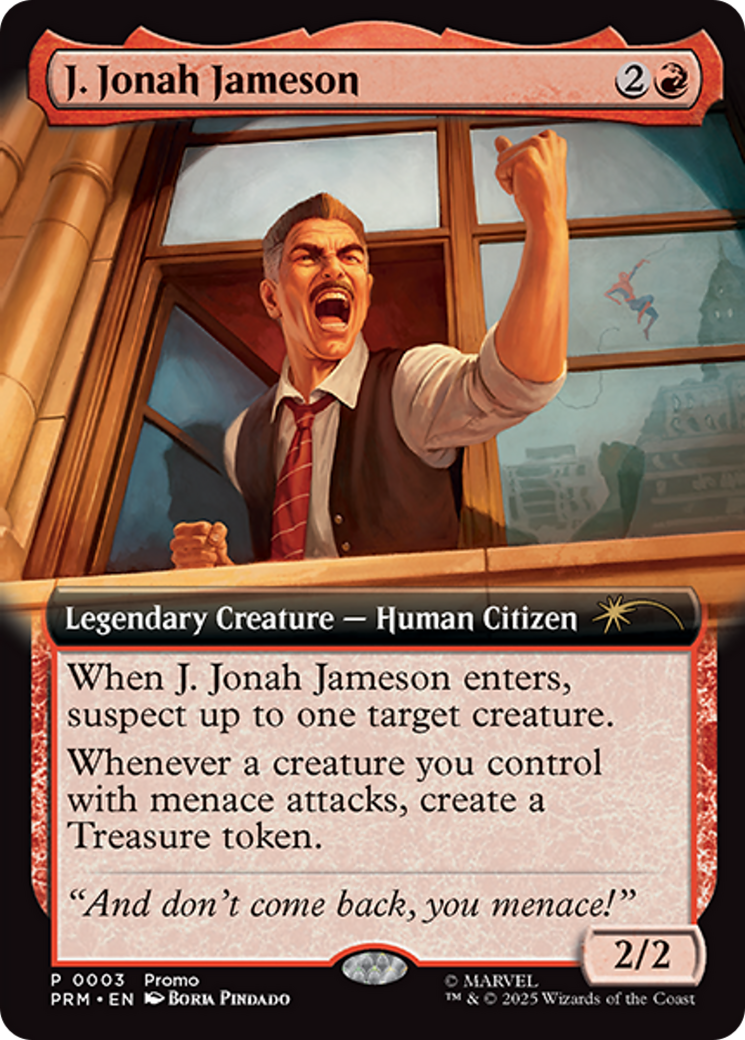 J. Jonah Jameson (Extended Art) [Marvel's Spider-Man Promos] - The Mythic Store | 24h Order Processing