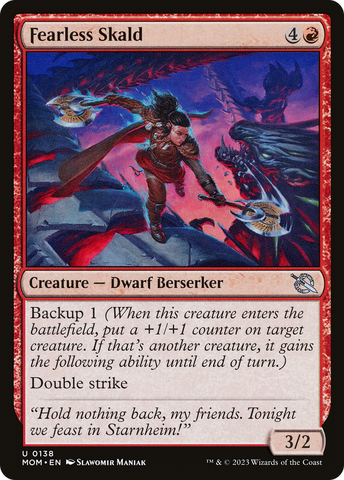 Fearless Skald [March of the Machine] - The Mythic Store | 24h Order Processing