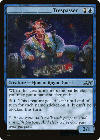 _____ _____ _____ Trespasser (Galaxy Foil) [Unfinity] - The Mythic Store | 24h Order Processing