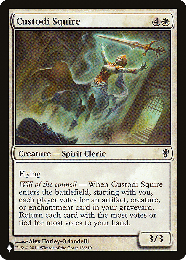 Custodi Squire [The List Reprints] - The Mythic Store | 24h Order Processing