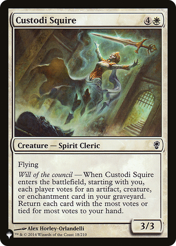 Custodi Squire [The List] - The Mythic Store | 24h Order Processing