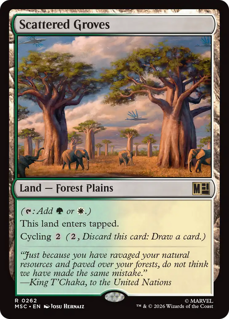 Scattered Groves (Surge Foil) [Marvel Super Heroes Commander] - The Mythic Store | 24h Order Processing
