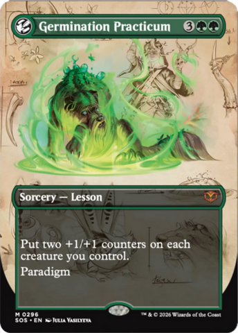 Germination Practicum (Borderless) [Secrets of Strixhaven] - The Mythic Store | 24h Order Processing