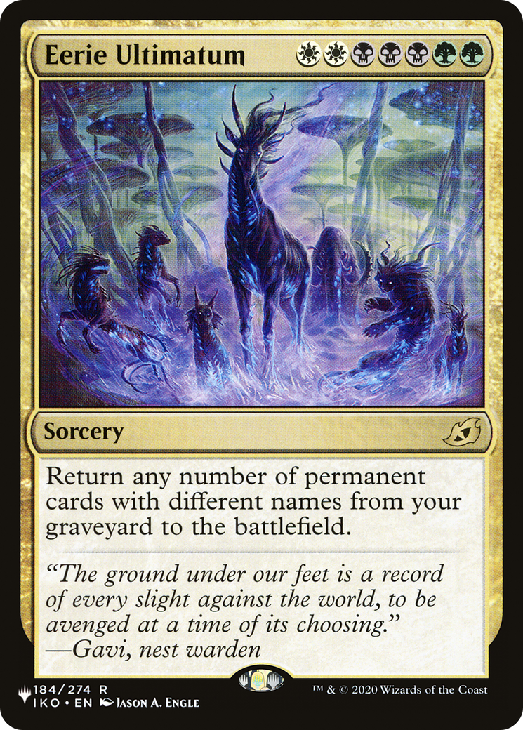 Eerie Ultimatum [The List] - The Mythic Store | 24h Order Processing