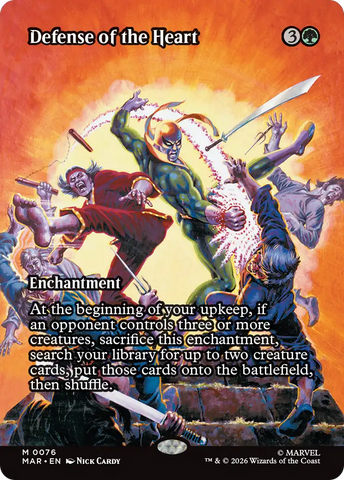 Defense of the Heart (Borderless) [Marvel Universe: Eternal-Legal] - The Mythic Store | 24h Order Processing