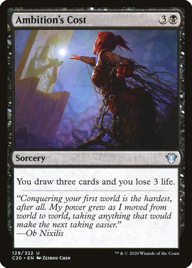 Ambition's Cost [Commander 2020] - The Mythic Store | 24h Order Processing