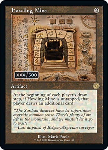 Howling Mine (Retro Schematic) (Serialized) [The Brothers' War Retro Artifacts] - The Mythic Store | 24h Order Processing