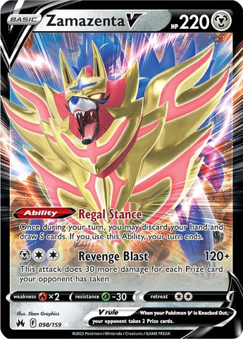 Zamazenta V (098/159) [Sword & Shield: Crown Zenith] - The Mythic Store | 24h Order Processing