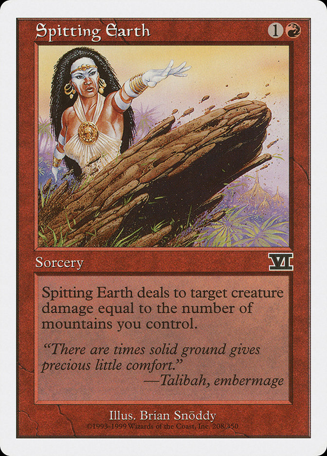 Spitting Earth [Classic Sixth Edition] - The Mythic Store | 24h Order Processing
