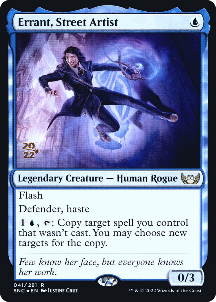 Errant, Street Artist [Streets of New Capenna Prerelease Promos] - The Mythic Store | 24h Order Processing