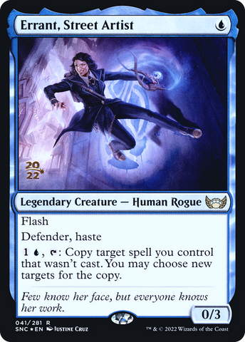 Errant, Street Artist [Streets of New Capenna Prerelease Promos] - The Mythic Store | 24h Order Processing