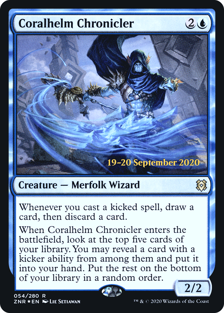 Coralhelm Chronicler [Zendikar Rising Prerelease Promos] - The Mythic Store | 24h Order Processing