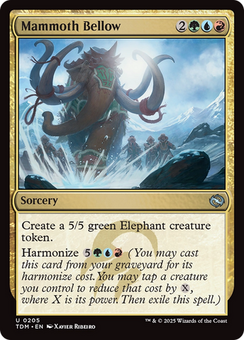 Mammoth Bellow [Tarkir: Dragonstorm] - The Mythic Store | 24h Order Processing