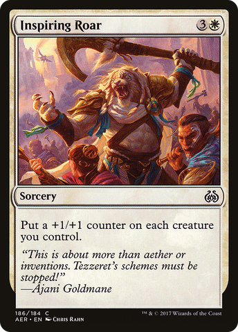 Inspiring Roar [Aether Revolt] - The Mythic Store | 24h Order Processing