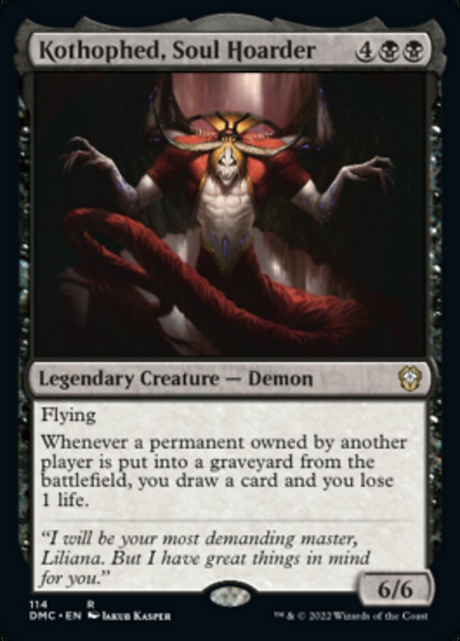 Kothophed, Soul Hoarder [Dominaria United Commander] - The Mythic Store | 24h Order Processing
