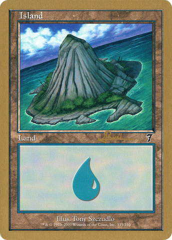 Island (ar335) (Antoine Ruel) [World Championship Decks 2001] - The Mythic Store | 24h Order Processing
