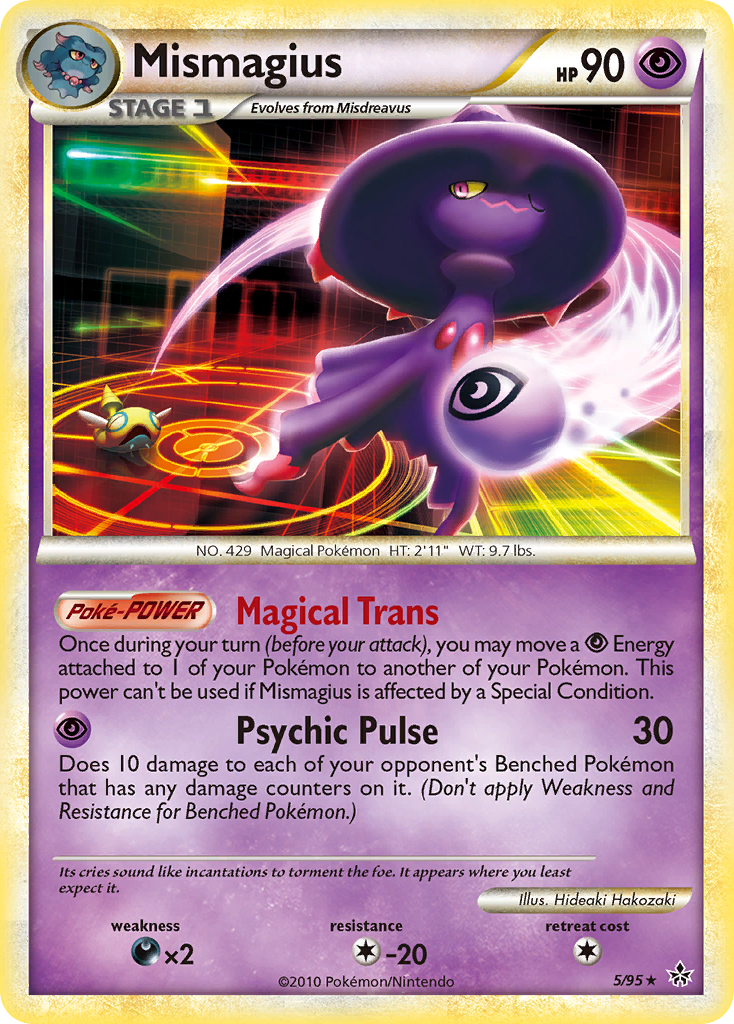 Mismagius (5/95) [HeartGold & SoulSilver: Unleashed] - The Mythic Store | 24h Order Processing