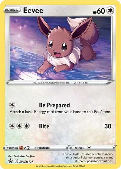 Eevee (SWSH127) [Sword & Shield: Black Star Promos] - The Mythic Store | 24h Order Processing