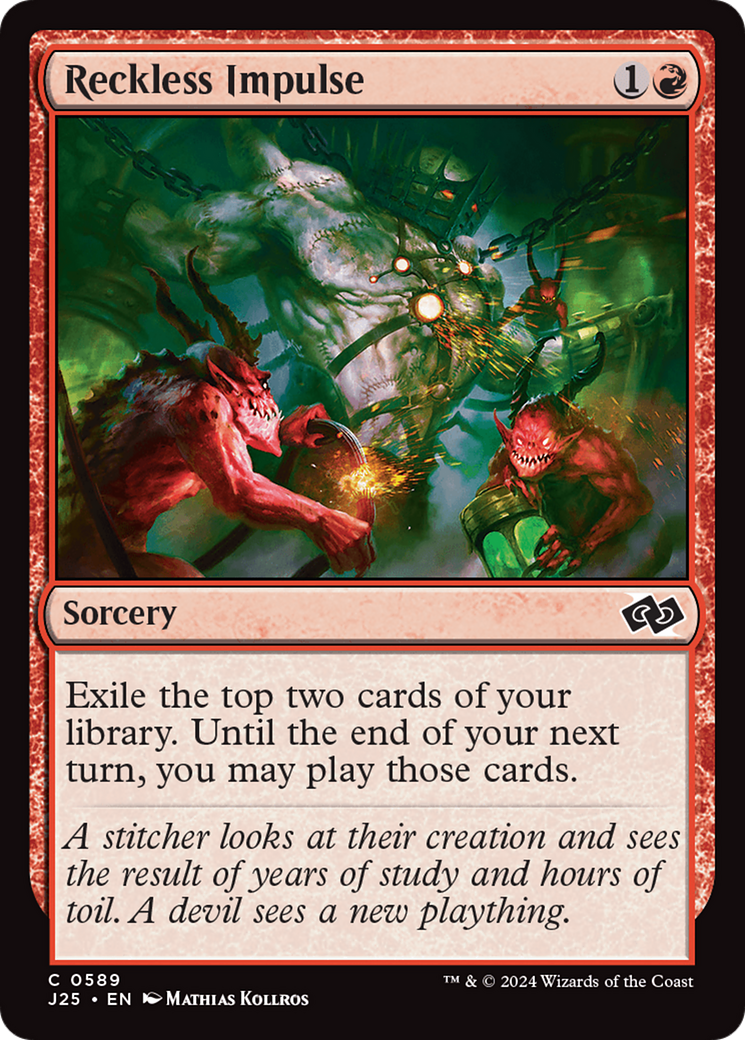 Reckless Impulse [Foundations Jumpstart] - The Mythic Store | 24h Order Processing