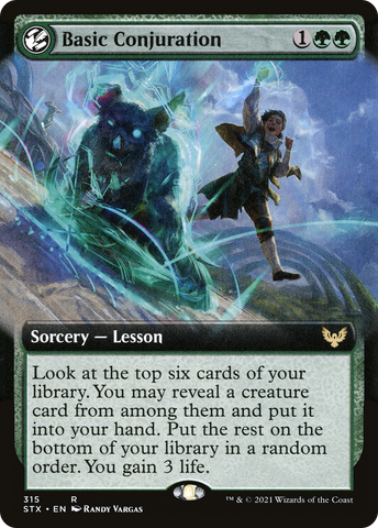 Basic Conjuration (Extended Art) [Strixhaven: School of Mages] - The Mythic Store | 24h Order Processing