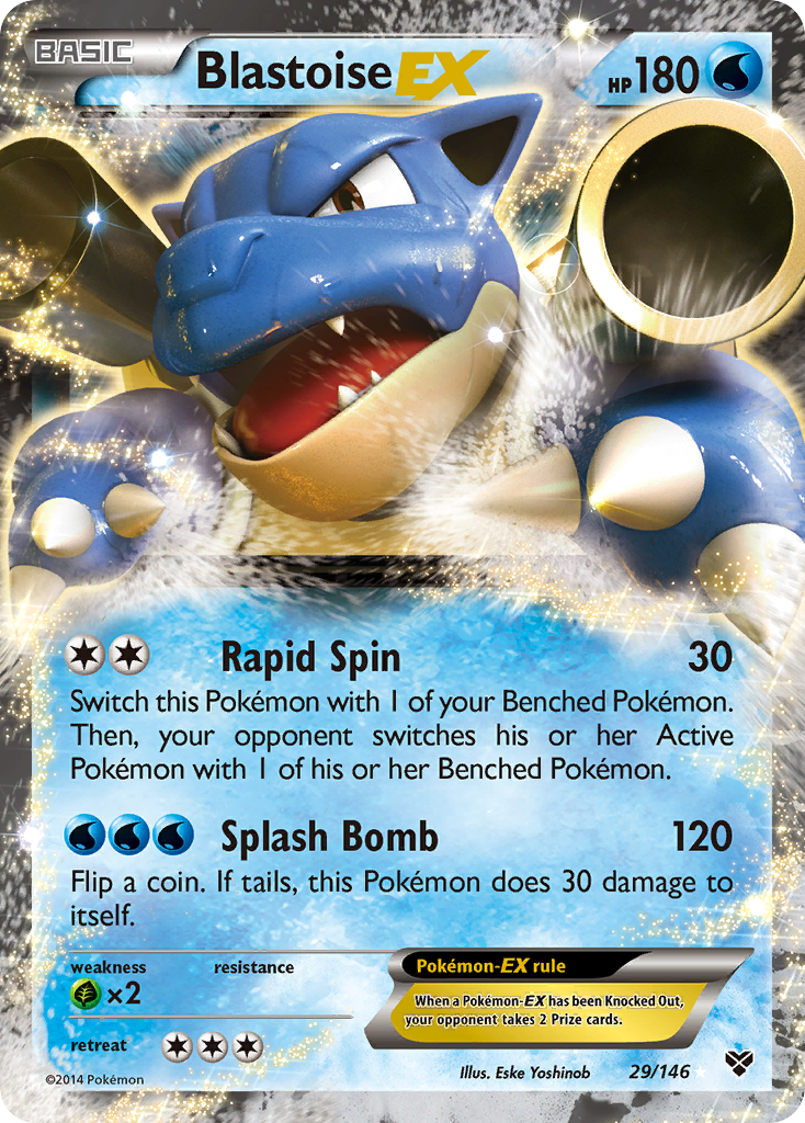 Blastoise EX (29/146) [XY: Base Set] - The Mythic Store | 24h Order Processing