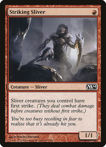Striking Sliver [Magic 2014] - The Mythic Store | 24h Order Processing