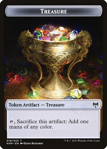 Treasure // Clue Double-Sided Token [Pioneer Challenger Decks 2022] - The Mythic Store | 24h Order Processing