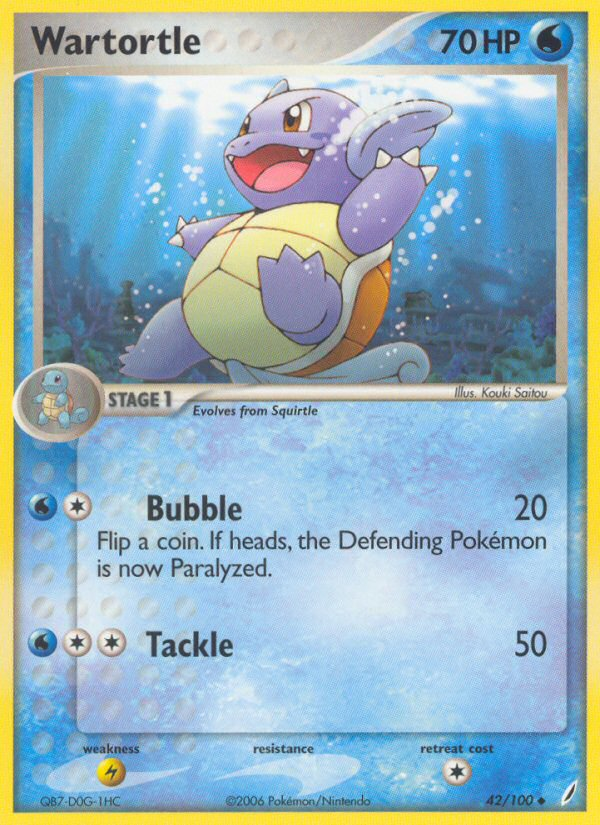 Wartortle (42/100) [EX: Crystal Guardians] - The Mythic Store | 24h Order Processing