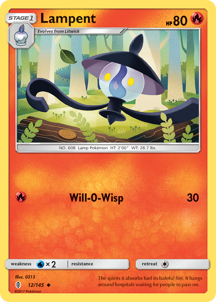 Lampent (12/145) [Sun & Moon: Guardians Rising] - The Mythic Store | 24h Order Processing