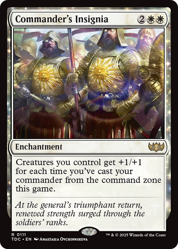 Commander's Insignia [Tarkir: Dragonstorm Commander] - The Mythic Store | 24h Order Processing