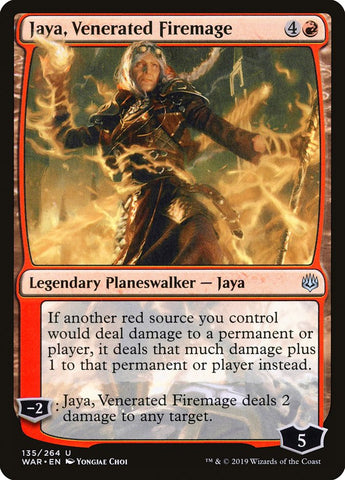 Jaya, Venerated Firemage [War of the Spark] - The Mythic Store | 24h Order Processing