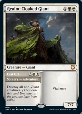Realm-Cloaked Giant // Cast Off [Dungeons & Dragons: Adventures in the Forgotten Realms Commander] - The Mythic Store | 24h Order Processing