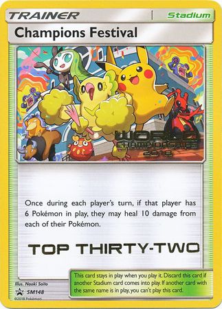 Champions Festival (SM148) (2018 Top Thirty Two) [Sun & Moon: Black Star Promos] - The Mythic Store | 24h Order Processing