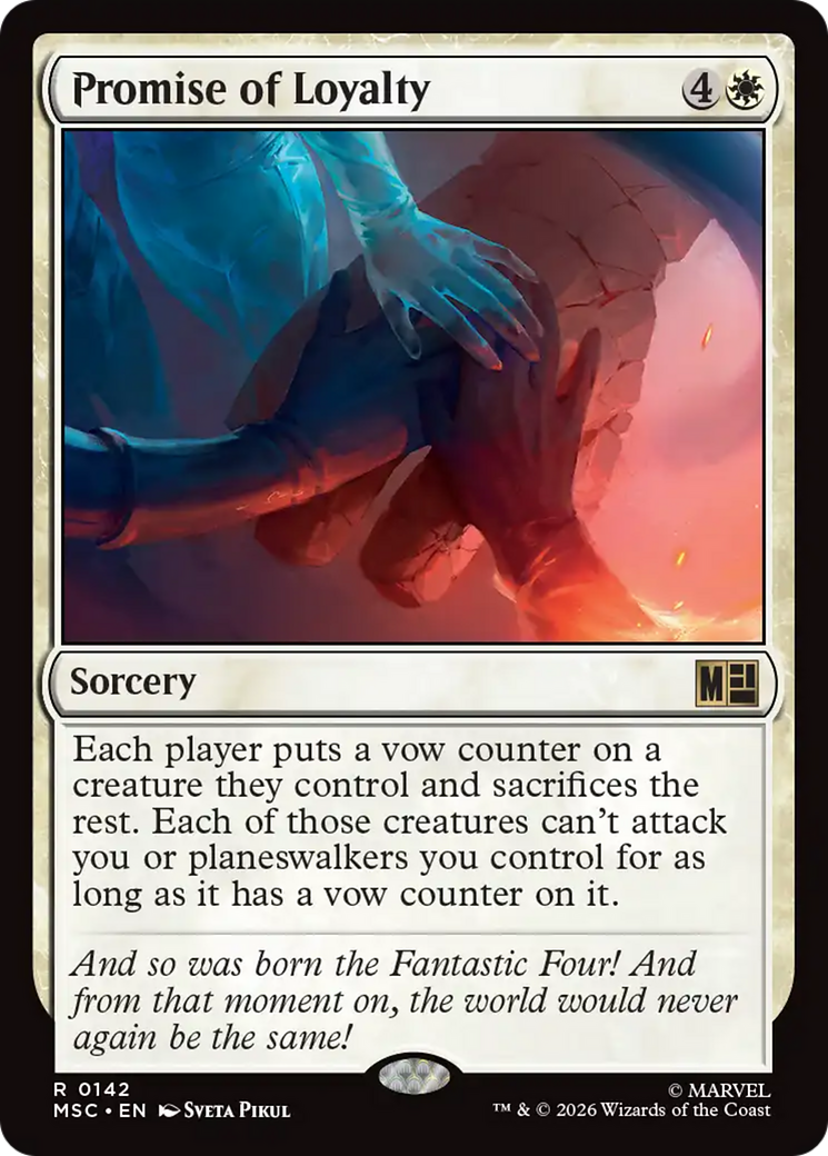 Promise of Loyalty [Marvel Super Heroes Commander] - The Mythic Store | 24h Order Processing