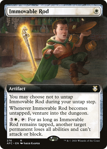 Immovable Rod (Extended Art) [Dungeons & Dragons: Adventures in the Forgotten Realms Commander] - The Mythic Store | 24h Order Processing