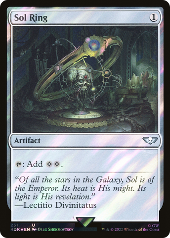 Sol Ring (251) (Surge Foil) [Warhammer 40,000] - The Mythic Store | 24h Order Processing