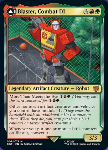 Blaster, Combat DJ // Blaster, Morale Booster [Transformers] - The Mythic Store | 24h Order Processing