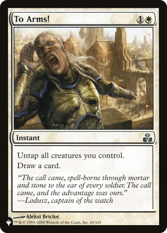 To Arms! [The List] - The Mythic Store | 24h Order Processing