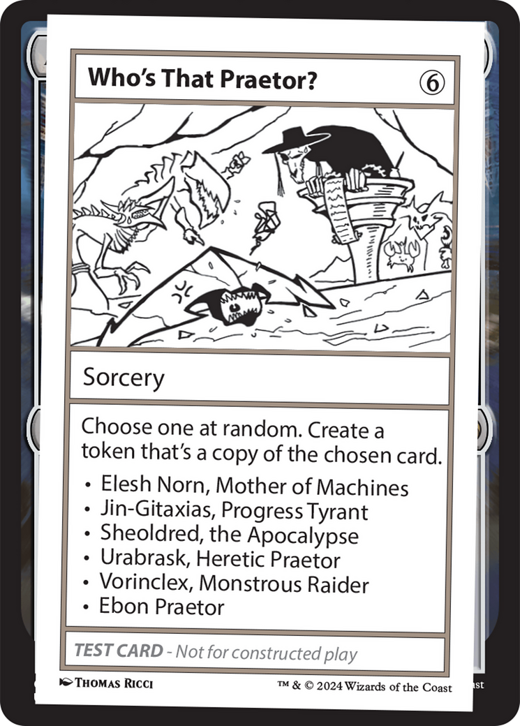 Who's That Praetor? [Mystery Booster 2 Playtest Cards] - The Mythic Store | 24h Order Processing