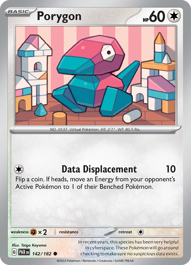 Porygon (142/182) [Scarlet & Violet: Paradox Rift] - The Mythic Store | 24h Order Processing