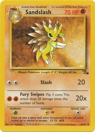 Sandslash (41/62) [Fossil Unlimited] - The Mythic Store | 24h Order Processing