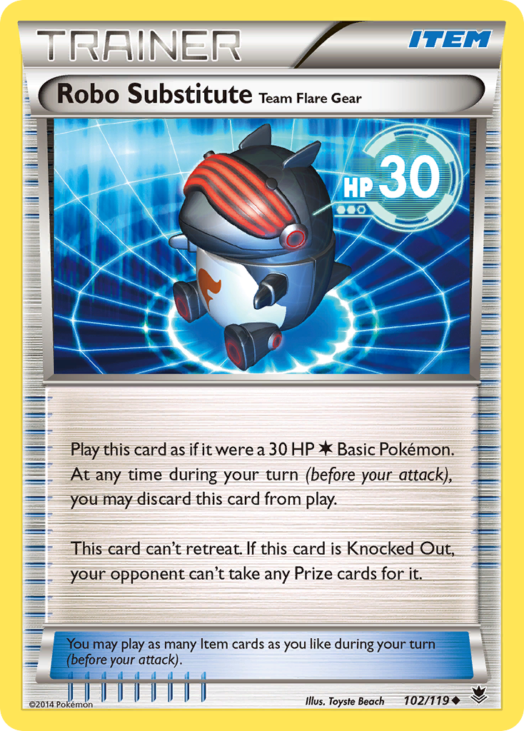Robo Substitute Team Flare Gear (102/119) [XY: Phantom Forces] - The Mythic Store | 24h Order Processing