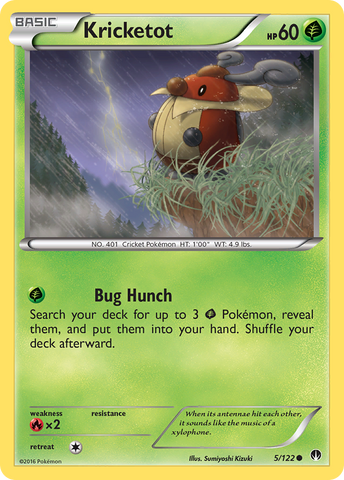 Kricketot (5/122) [XY: BREAKpoint] - The Mythic Store | 24h Order Processing
