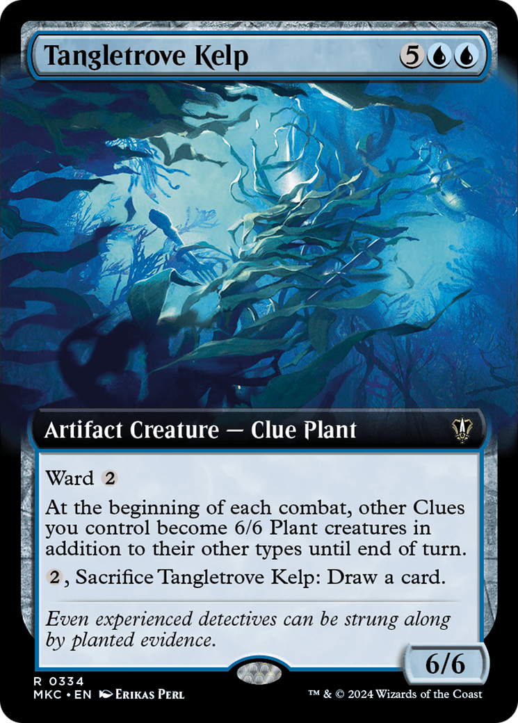 Tangletrove Kelp (Extended Art) [Murders at Karlov Manor Commander] - The Mythic Store | 24h Order Processing